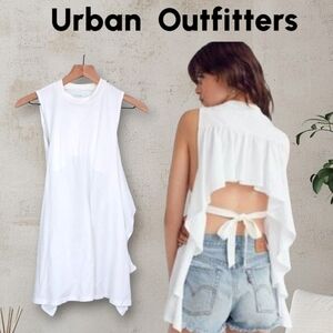 ‘Kimchi Blue’ Party In The Back Cotton, Tank Top Bright White, Urban Outfitters